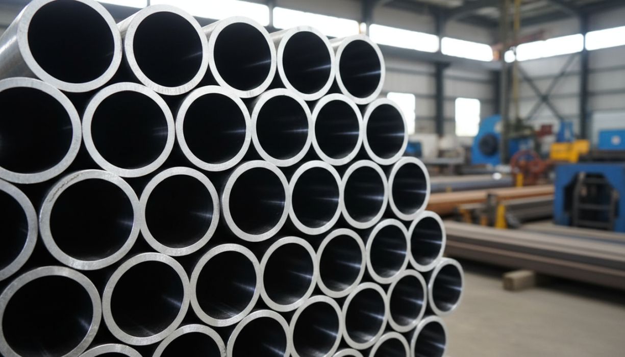 Çelik Çekme Boru Stok Sahası