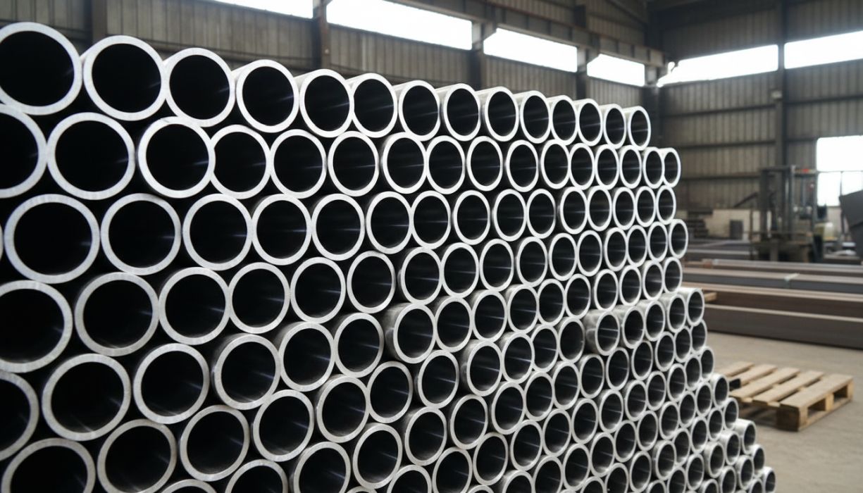 Dikişsiz Çelik Boru Stok Sahası